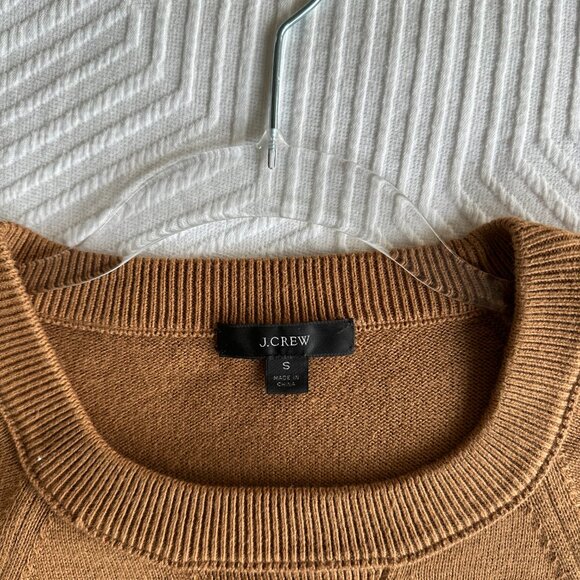 J. Crew Women's Crew Neck Sweater - Camel - Picture 6 of 6